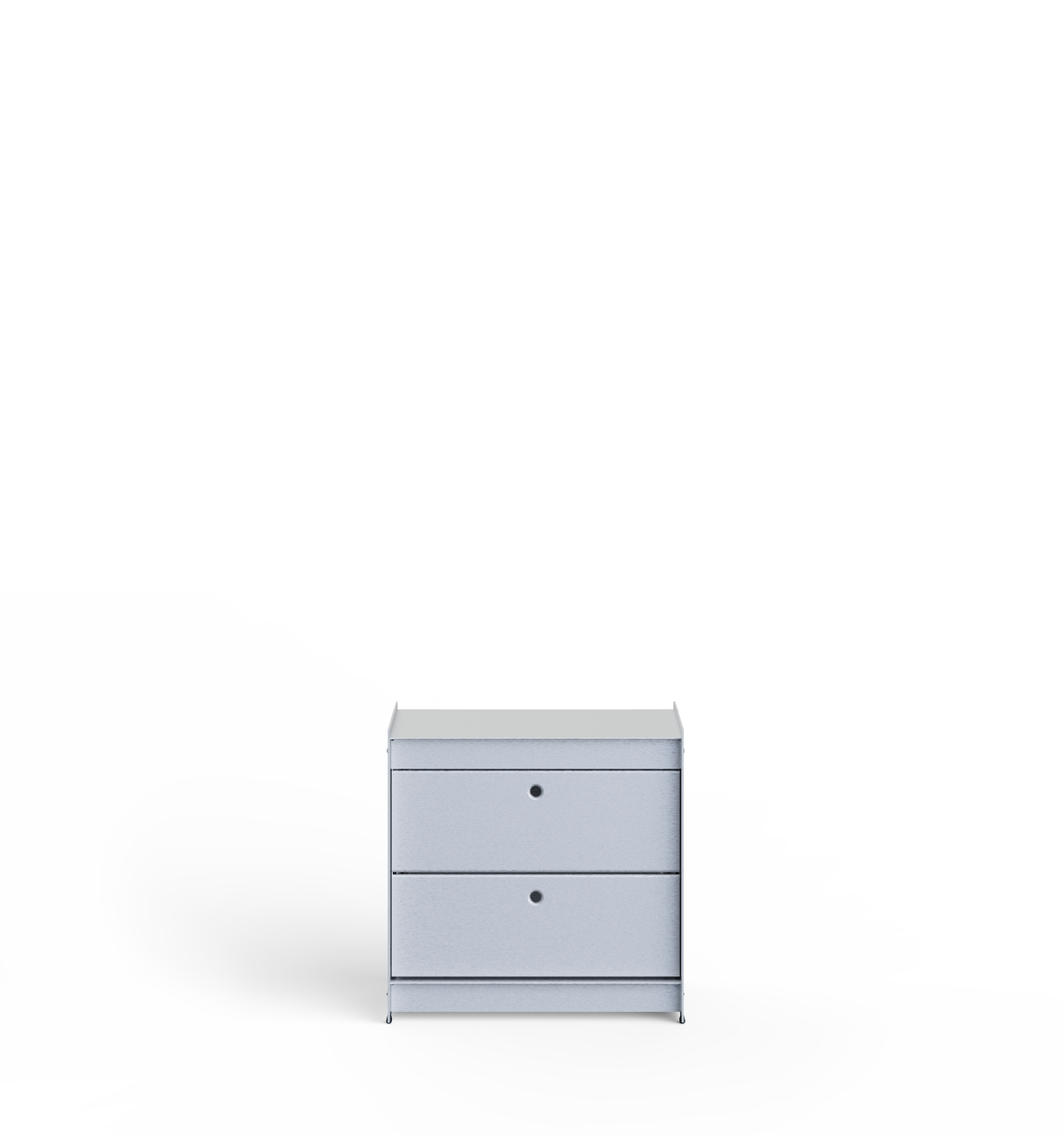 Plié Bedside Table 2 Short Drawers
