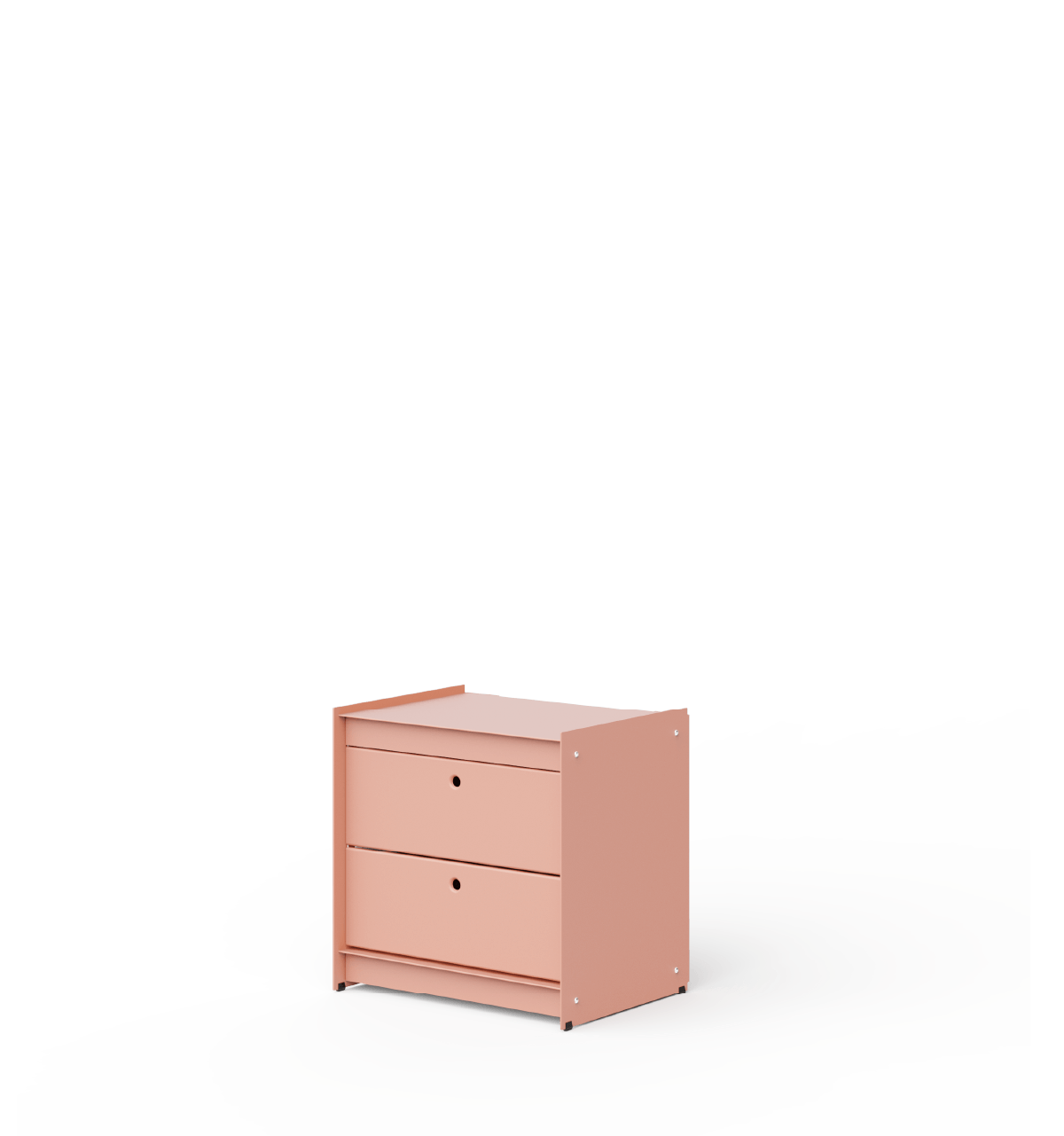 Plié Bedside Table 2 Short Drawers