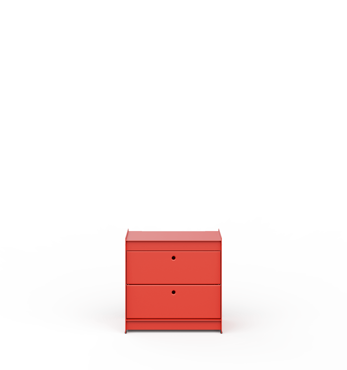 Plié Bedside Table 2 Short Drawers