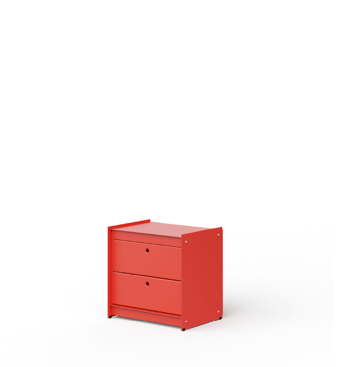 Plié Bedside Table 2 Short Drawers