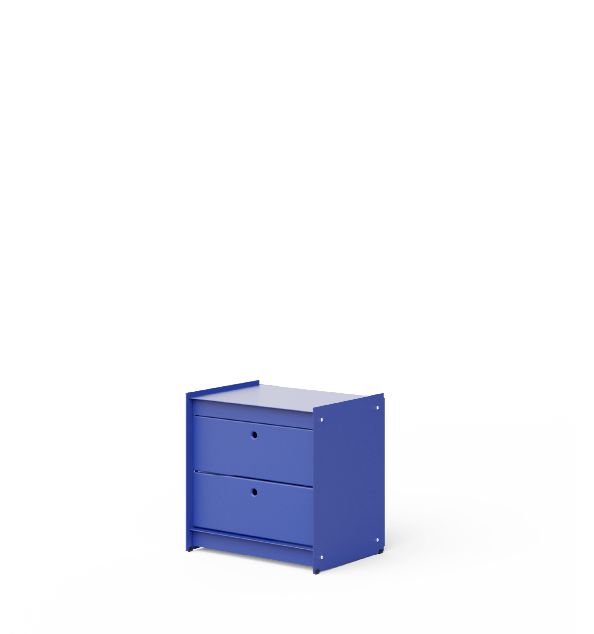 Plié Bedside Table 2 Short Drawers