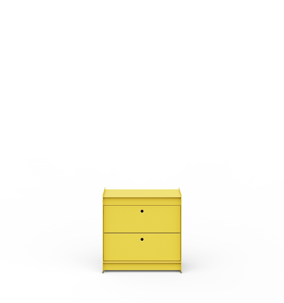 Plié Bedside Table 2 Short Drawers
