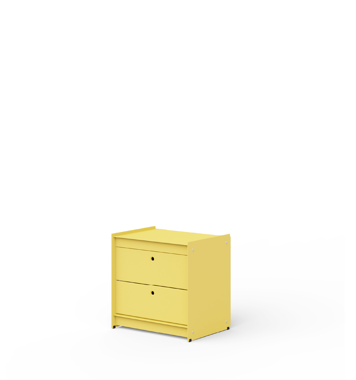 Plié Bedside Table 2 Short Drawers