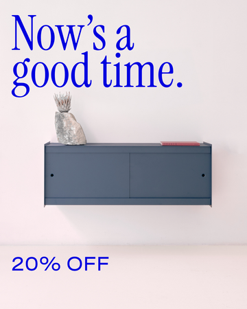 Now's a good time. 20%off