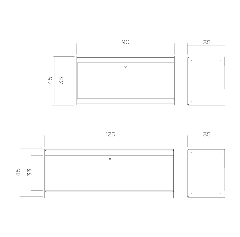 Plié Floor Unit 1 Tall Drawer
