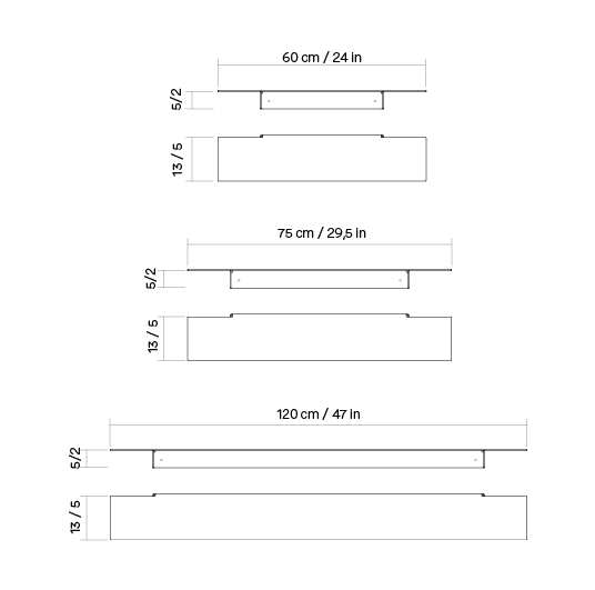 Plié Single Shelf