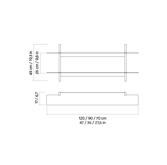 Plié Wall Shelves 2