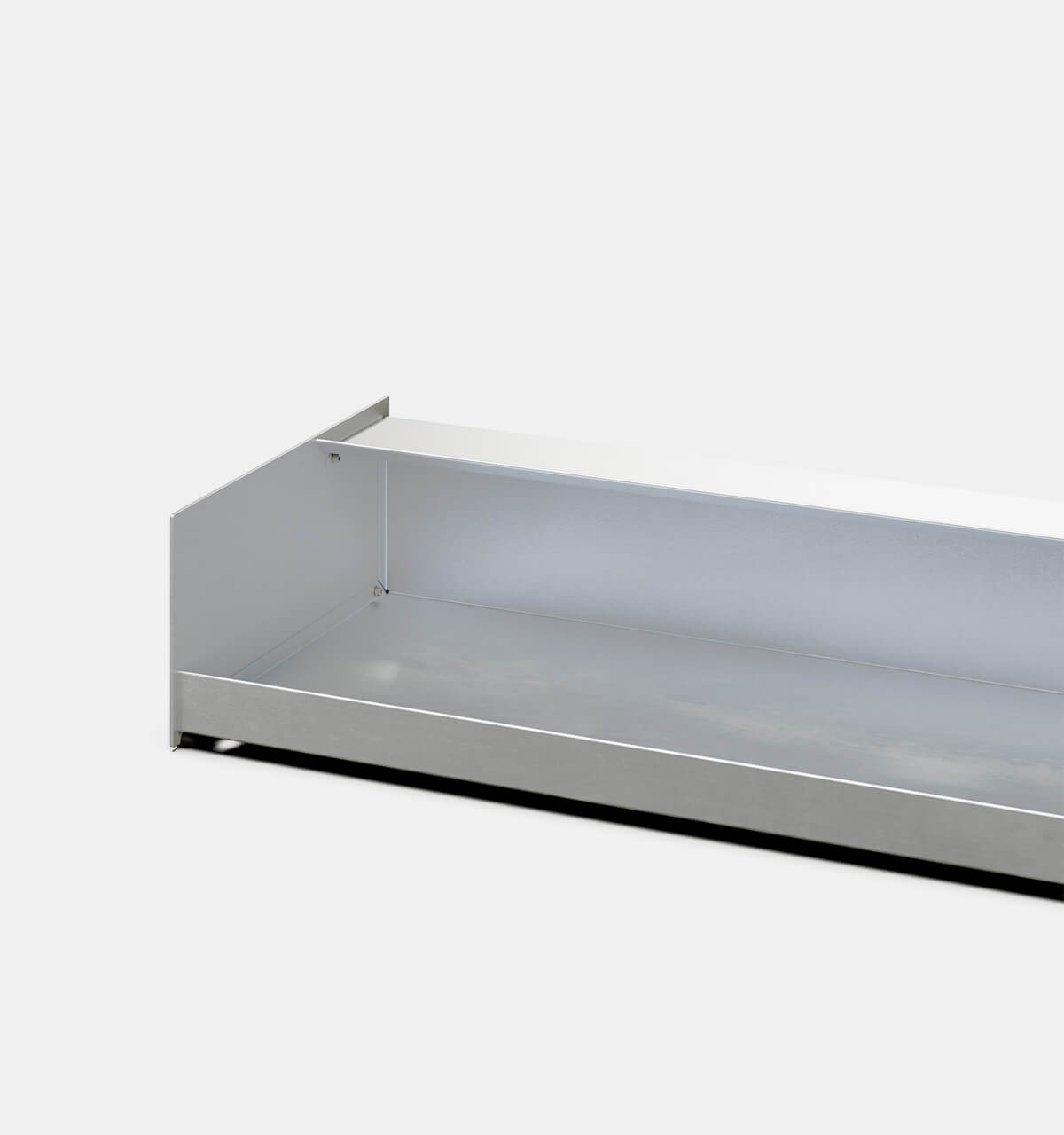 UTIL X JAK Shoe Rack Brushed Aluminium