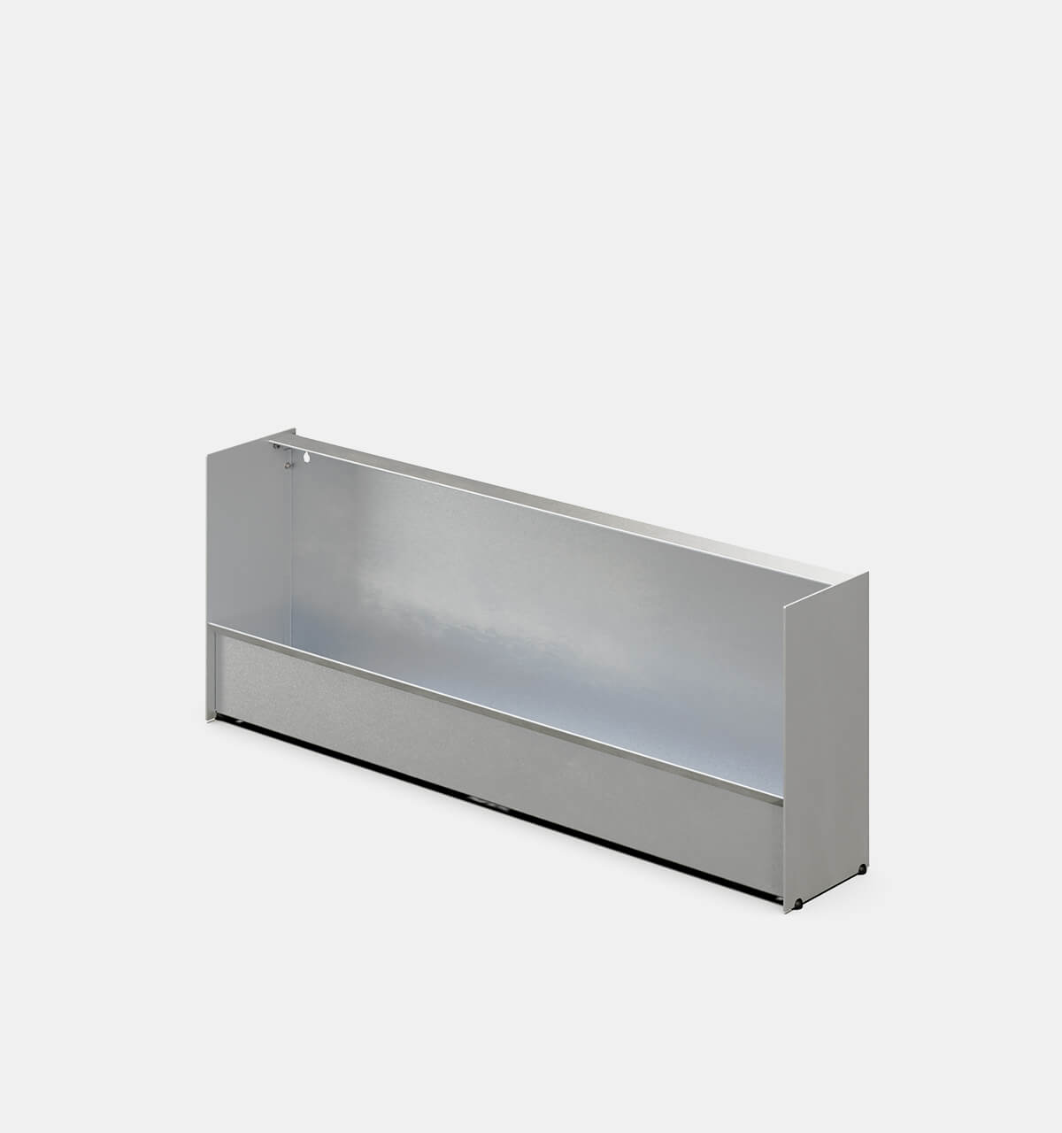UTIL X JAK Shoe Rack Brushed Aluminium