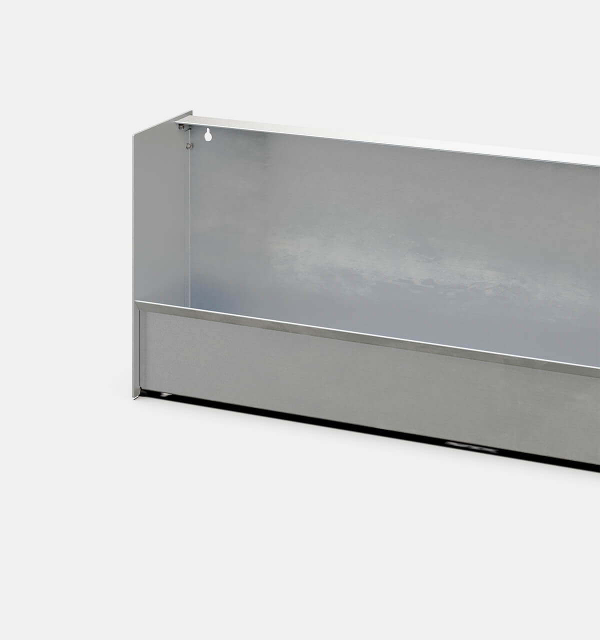 UTIL X JAK Shoe Rack Brushed Aluminium