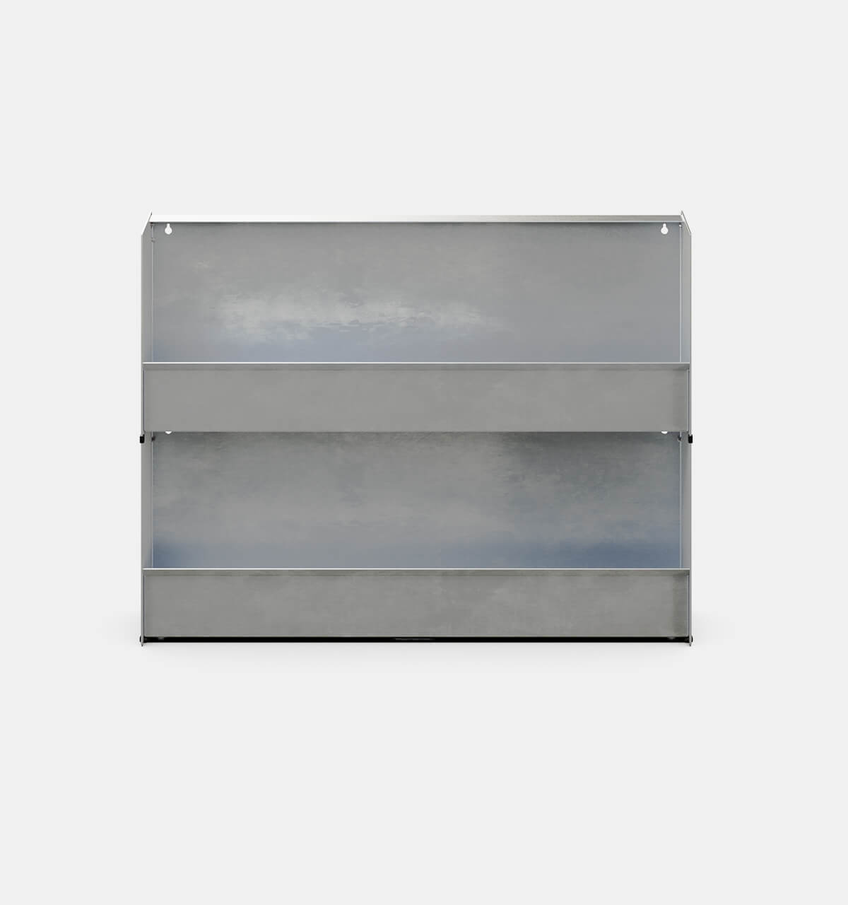 UTIL X JAK Shoe Rack Brushed Aluminium