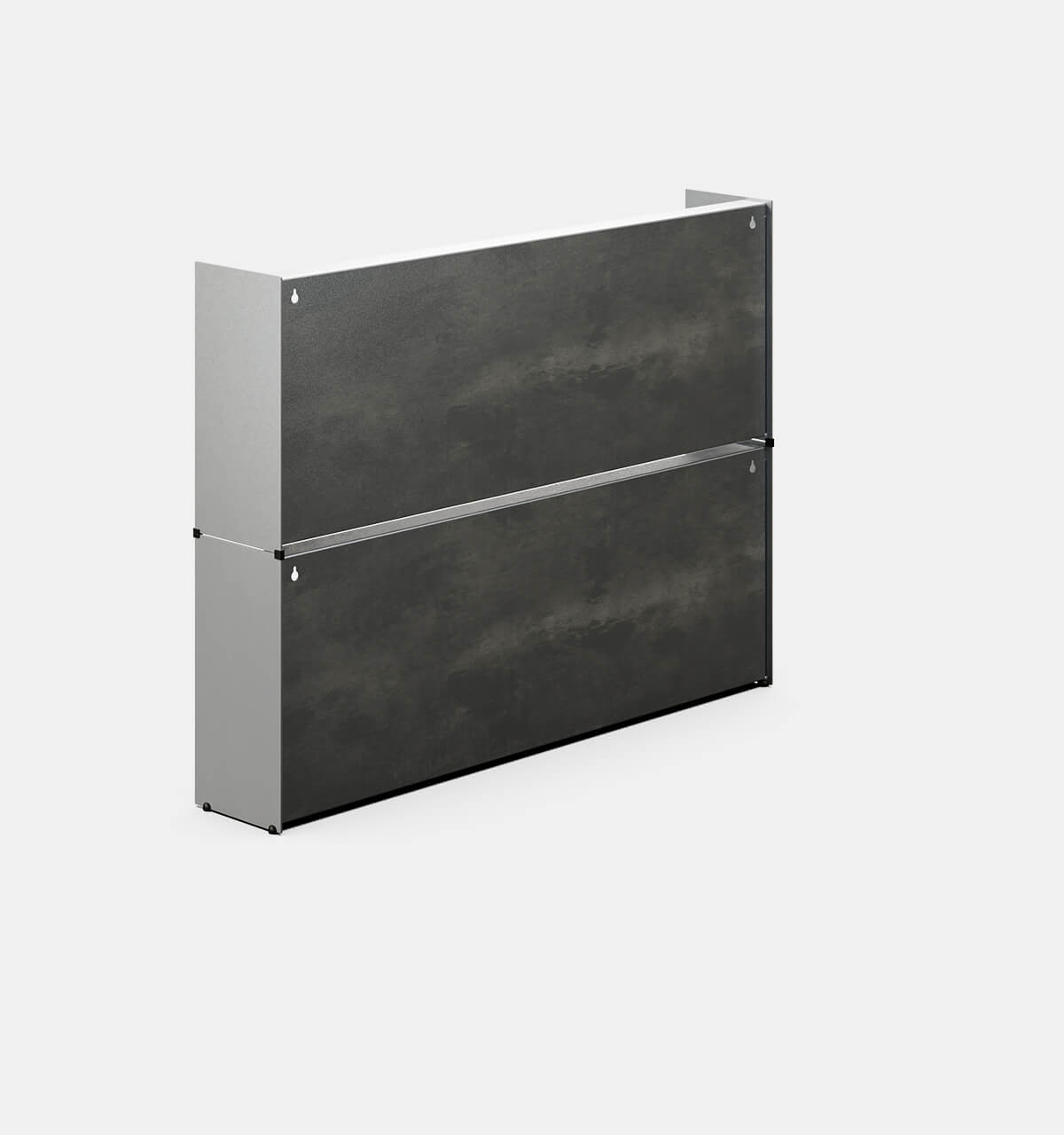 UTIL X JAK Shoe Rack Brushed Aluminium