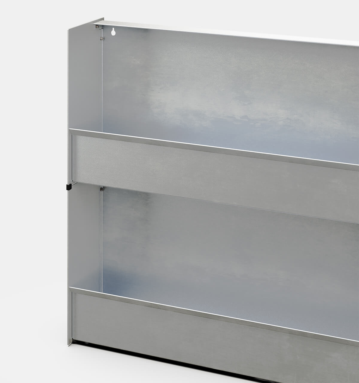 UTIL X JAK Shoe Rack Brushed Aluminium