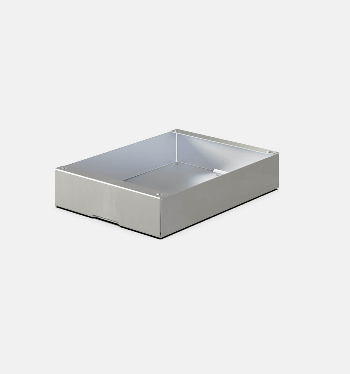 KGT Stackable Box Brushed Aluminium