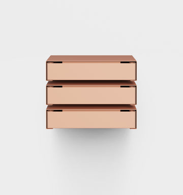 KGT Wall Drawers 3 Coral
