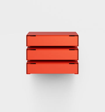 KGT Wall Drawers 3 Orange