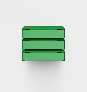 KGT Wall Drawers 3 Pure Green