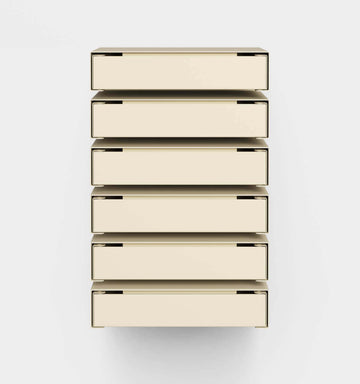 KGT Wall Drawers 6 Ivory