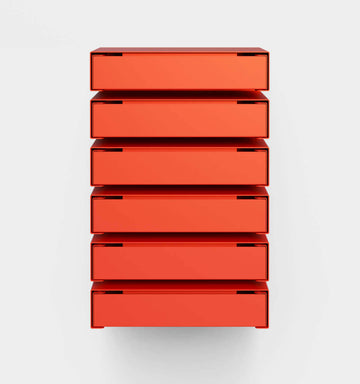 KGT Wall Drawers 6 Orange