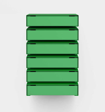 KGT Wall Drawers 6 Pure Green