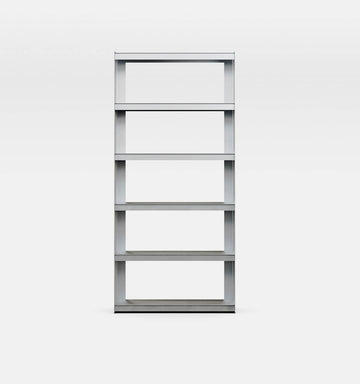 Plié Bookshelf Brushed Aluminium / 90 cm / 35 in