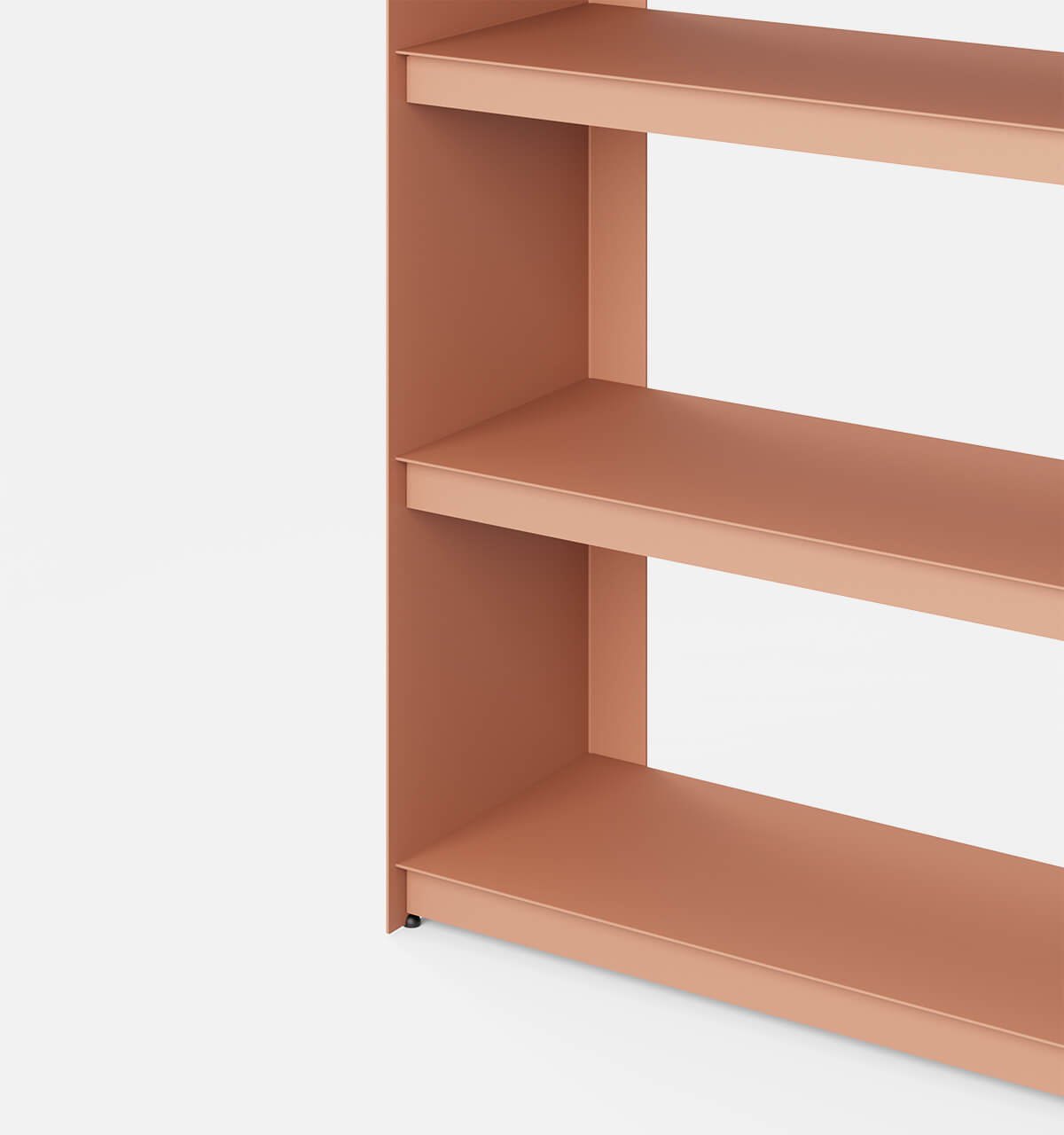 Plié Bookshelf Coral / 90 cm / 35 in