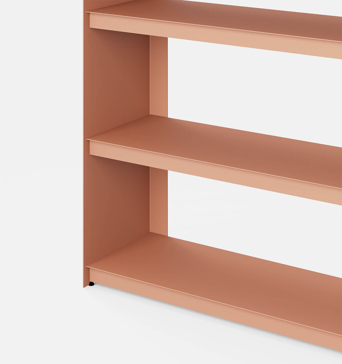 Plié Bookshelf Coral / 120 cm / 47 in