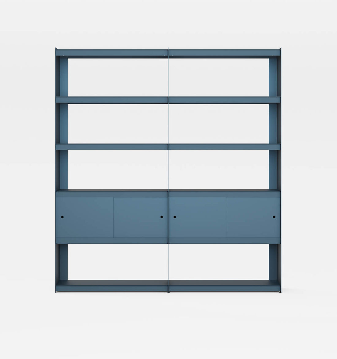 Plié Bookshelf Extension 4 Doors Midnight Blue / 180 cm / 70 in