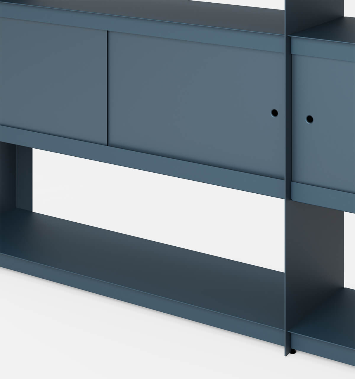 Plié Bookshelf Extension 4 Doors Midnight Blue / 240 cm / 94 in