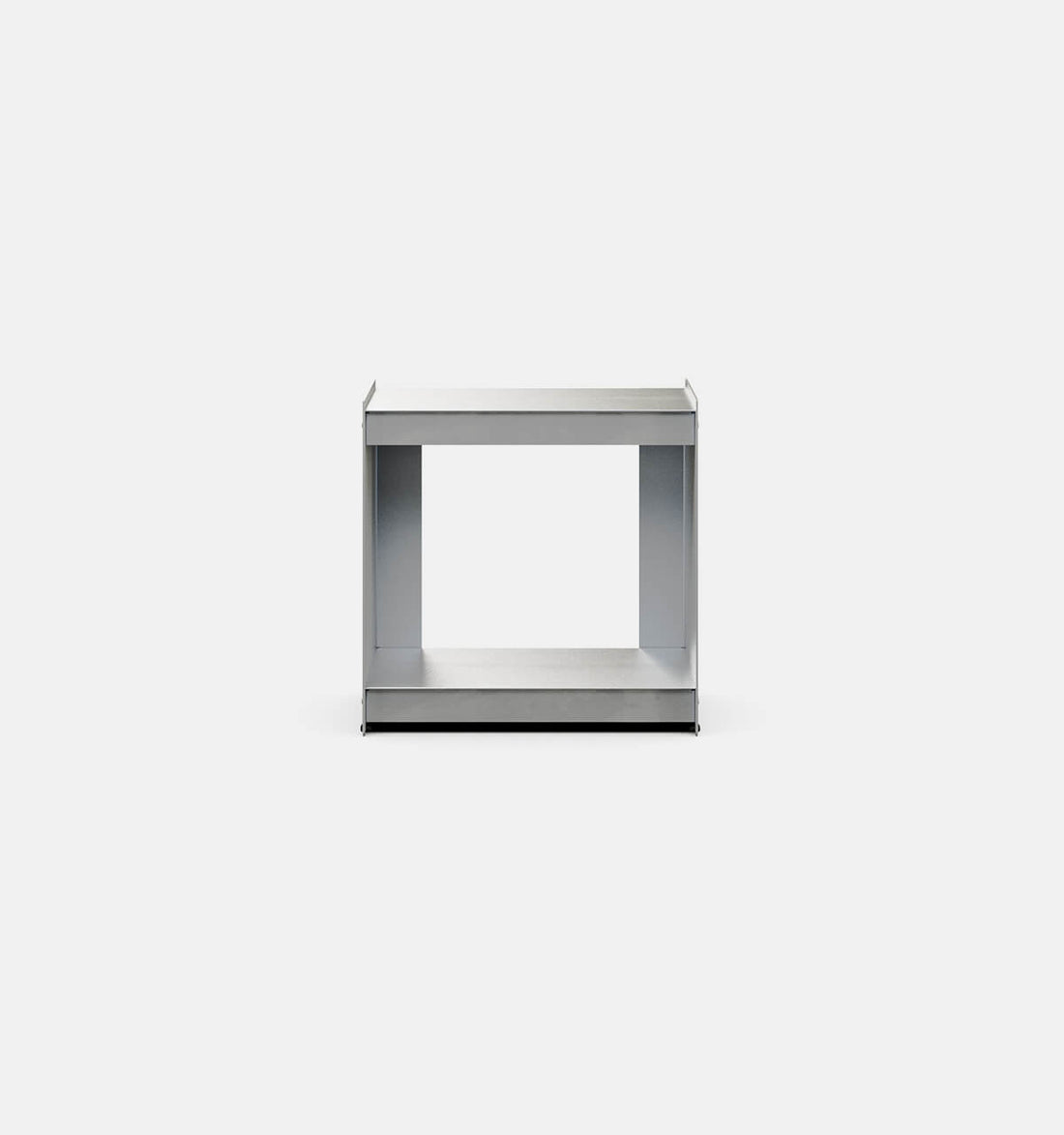 Plié Floor Unit Brushed Aluminium / 45 cm / 18 in