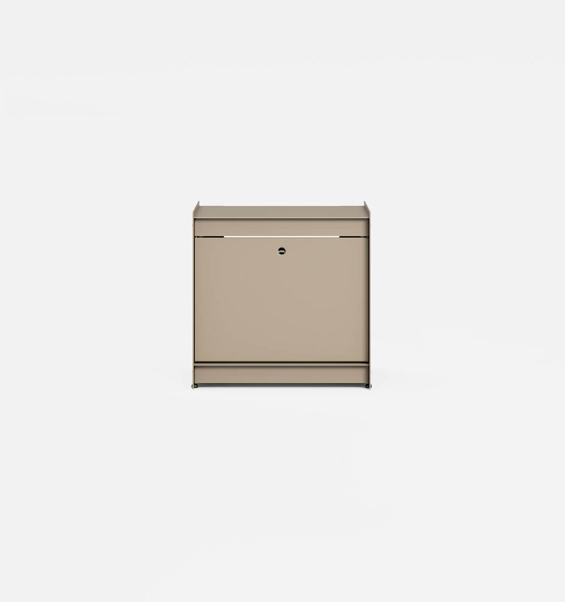 Plié Side Table 1 Tall Drawer Beige / 45 cm