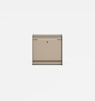 Plié Side Table 1 Tall Drawer Beige / 45 cm