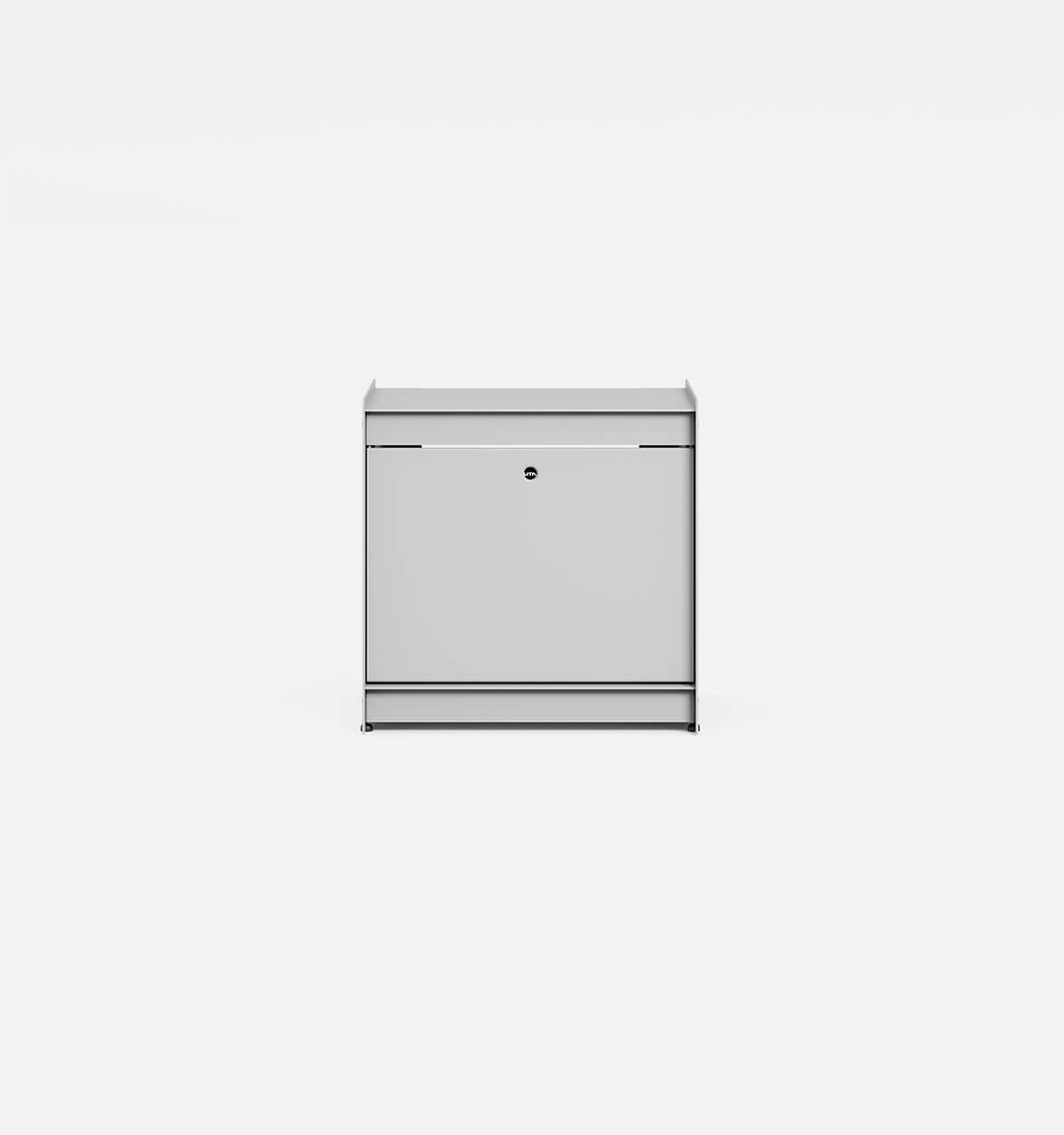 Plié Side Table 1 Tall Drawer Light Grey / 45 cm