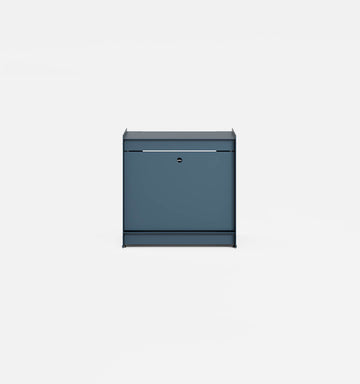 Plié Side Table 1 Tall Drawer Midnight Blue / 45 cm