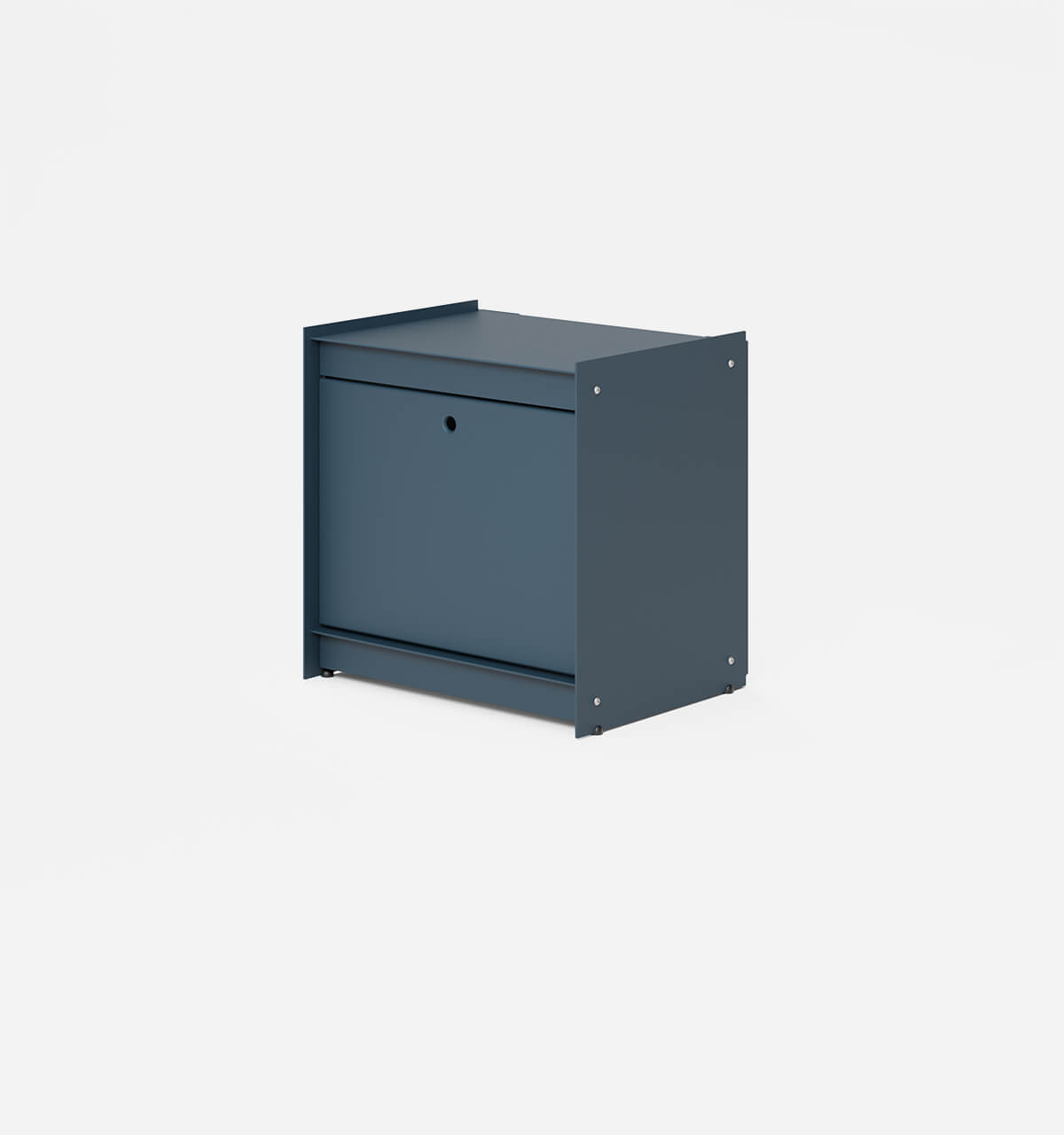 Plié Side Table 1 Tall Drawer Midnight Blue / 45 cm