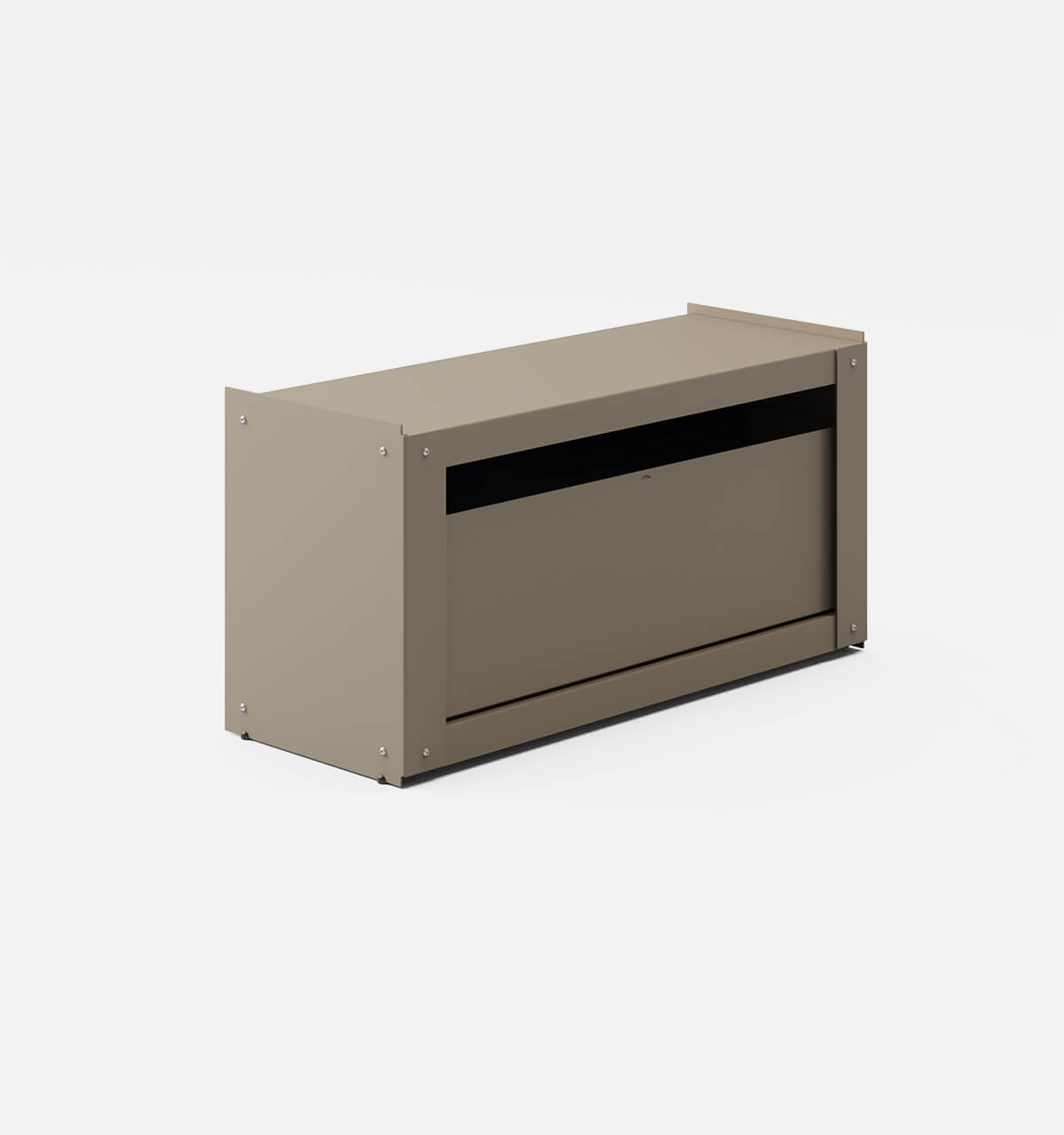 Plié Floor Unit 1 Tall Drawer Beige / 90 cm / 35 in
