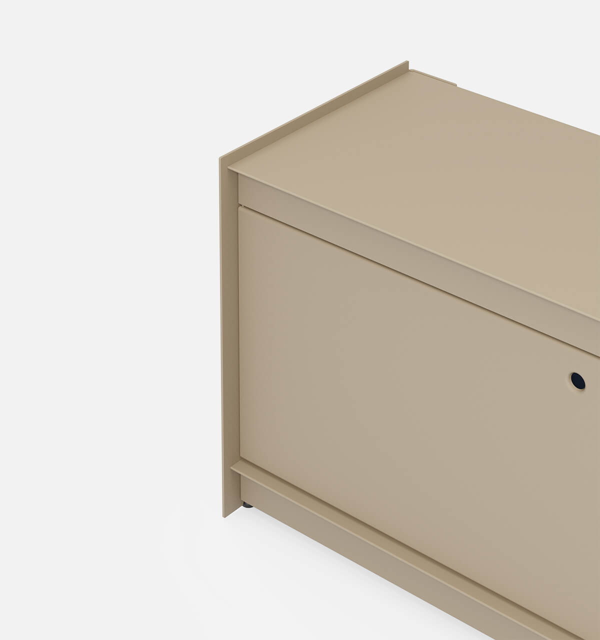 Plié Floor Unit 1 Tall Drawer Beige / 90 cm / 35 in