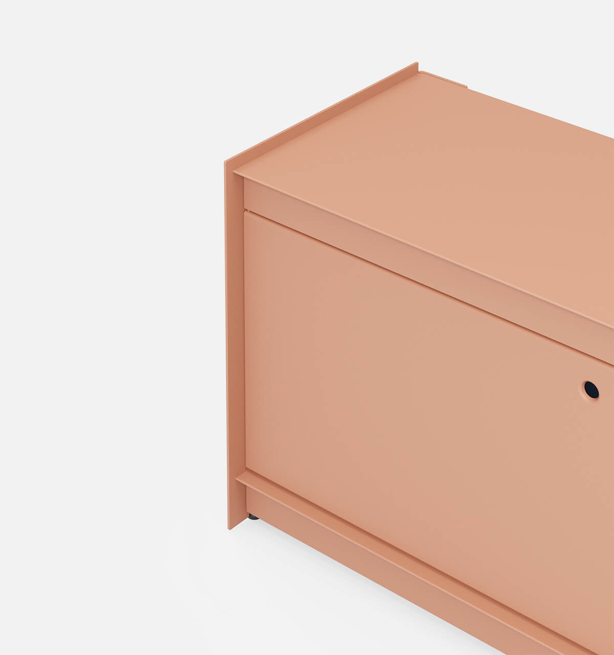 Plié Floor Unit 1 Tall Drawer Coral / 90 cm / 35 in