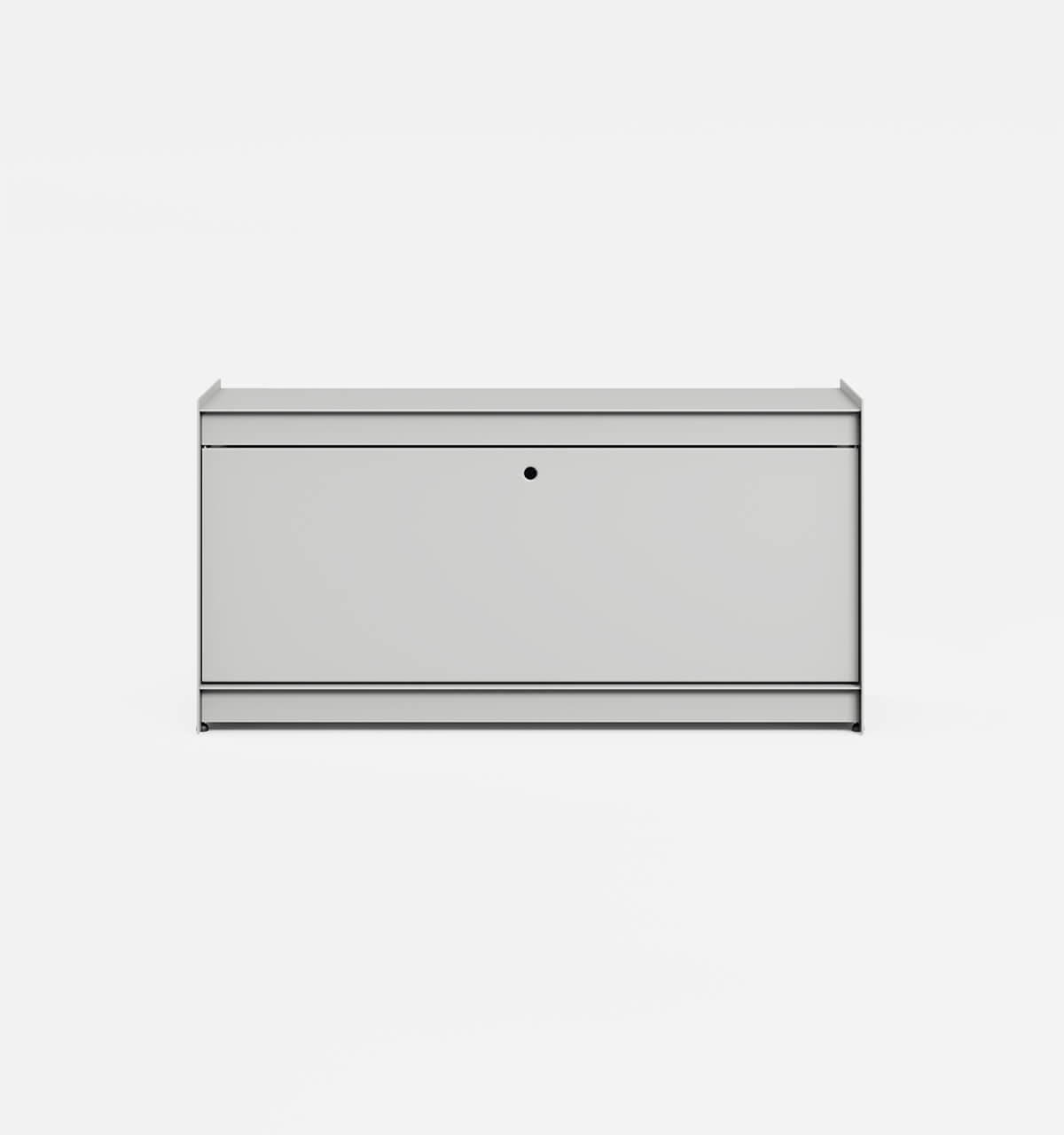 Plié Floor Unit 1 Tall Drawer Light Grey / 90 cm / 35 in