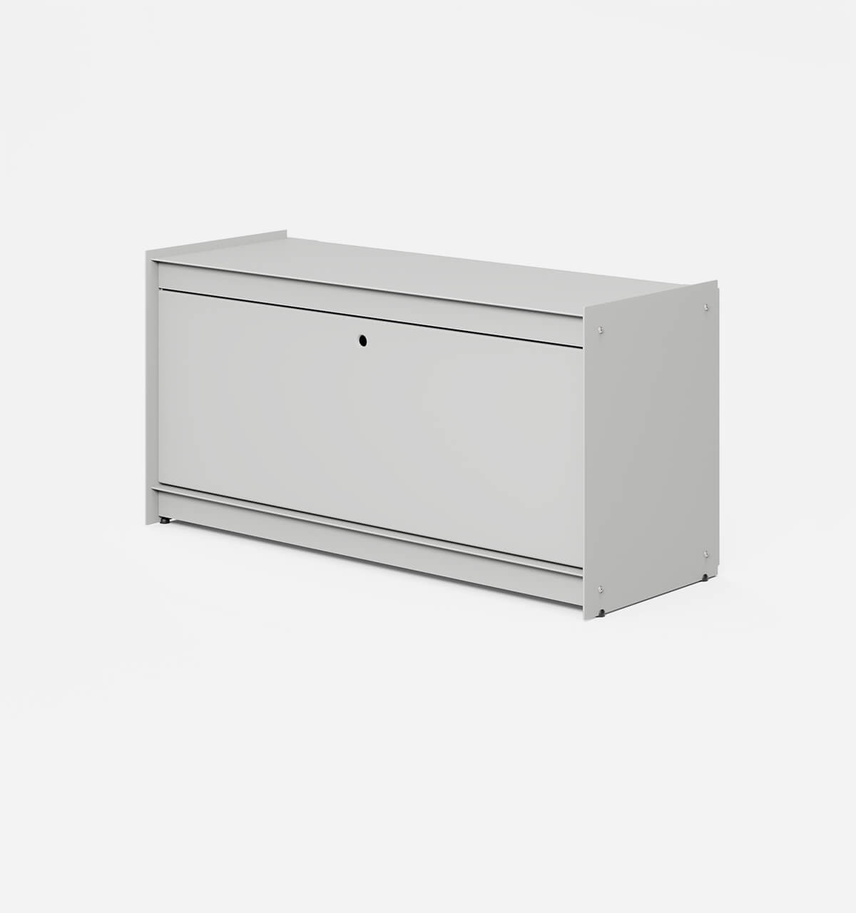 Plié Floor Unit 1 Tall Drawer Light Grey / 90 cm / 35 in