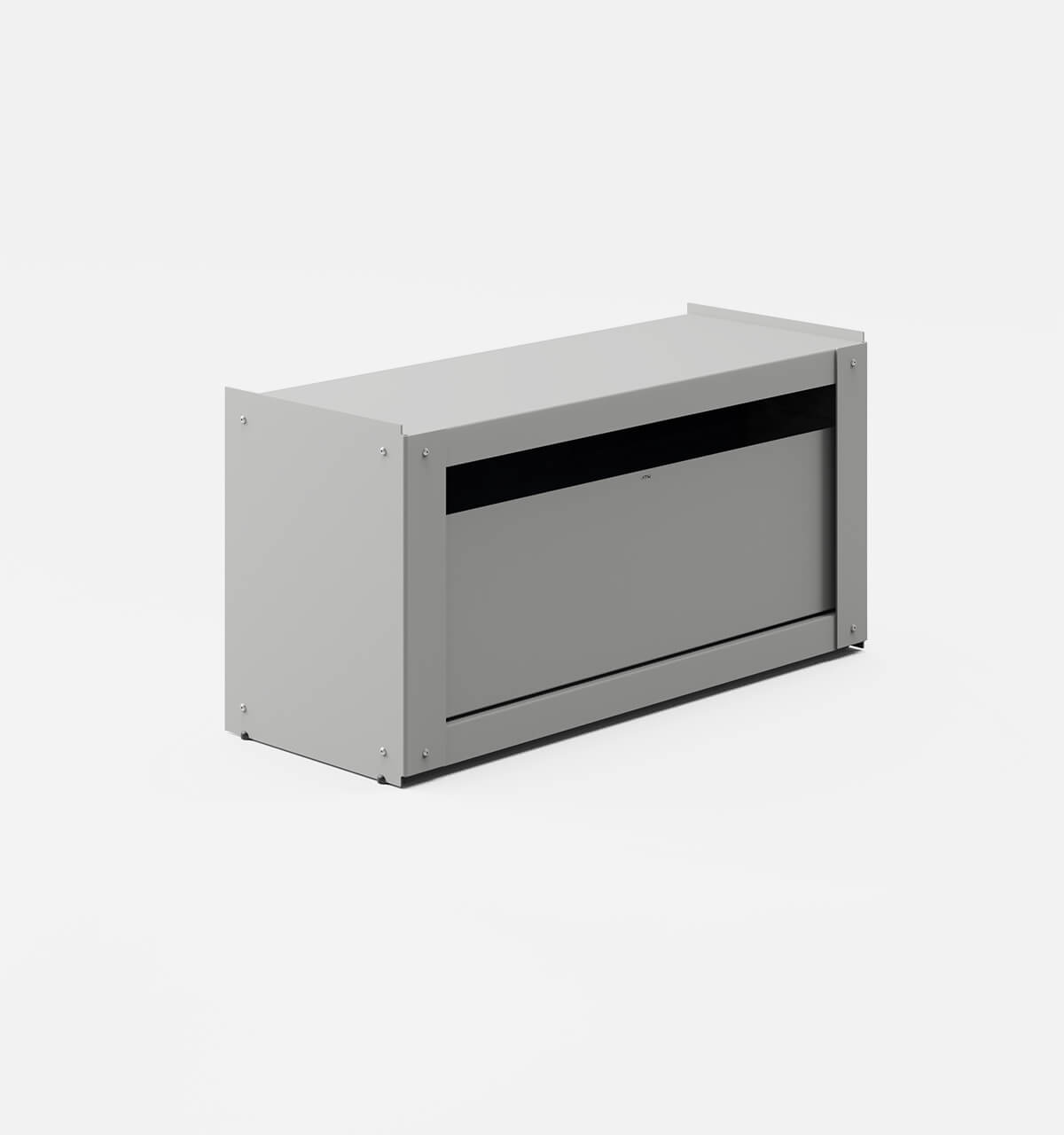 Plié Floor Unit 1 Tall Drawer Light Grey / 90 cm / 35 in