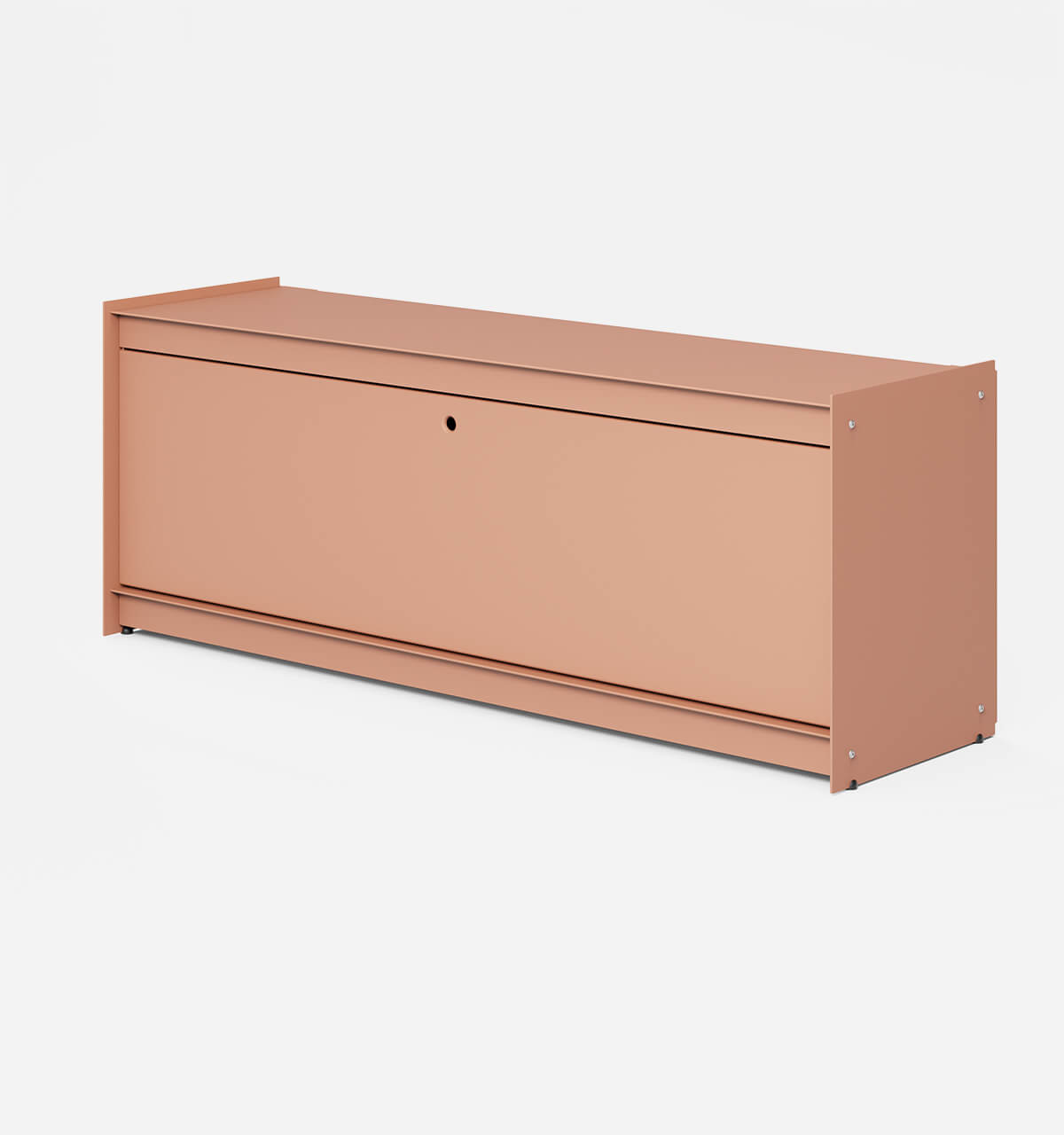 Plié Floor Unit 1 Tall Drawer Coral / 120 cm / 47 in