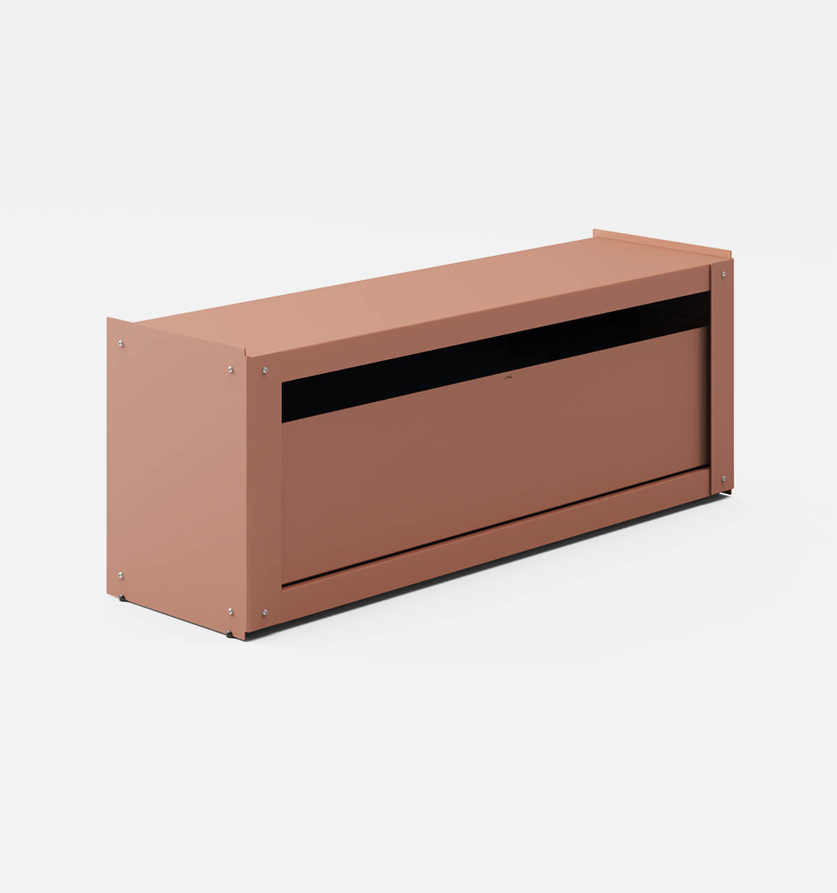 Plié Floor Unit 1 Tall Drawer Coral / 120 cm / 47 in