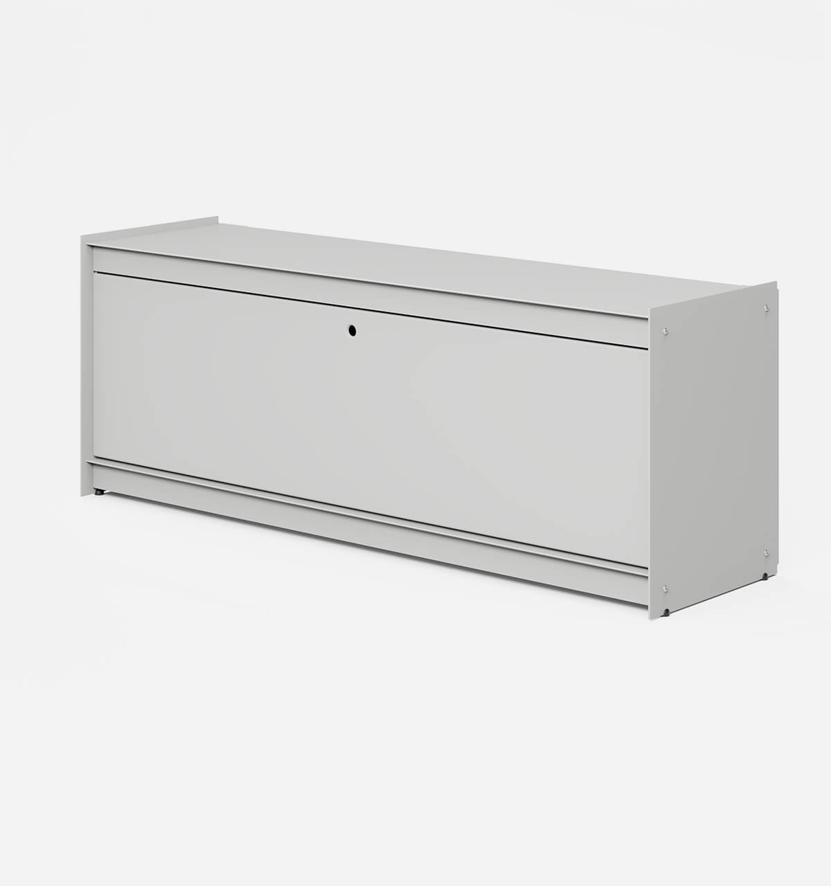 Plié Floor Unit 1 Tall Drawer Light Grey / 120 cm / 47 in
