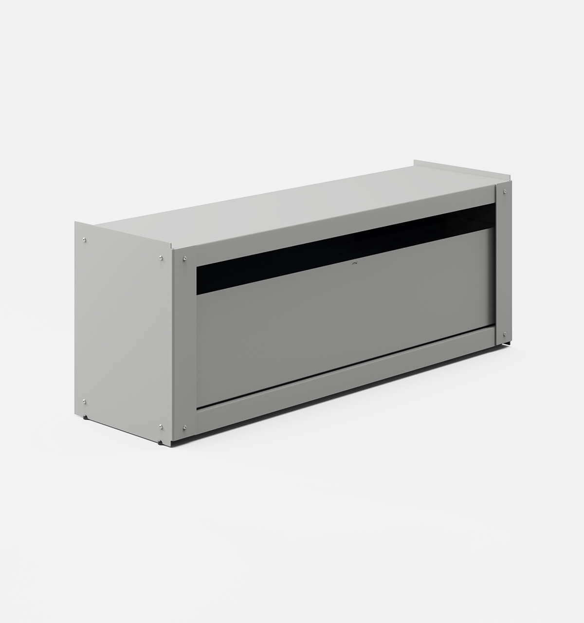 Plié Floor Unit 1 Tall Drawer Light Grey / 120 cm / 47 in