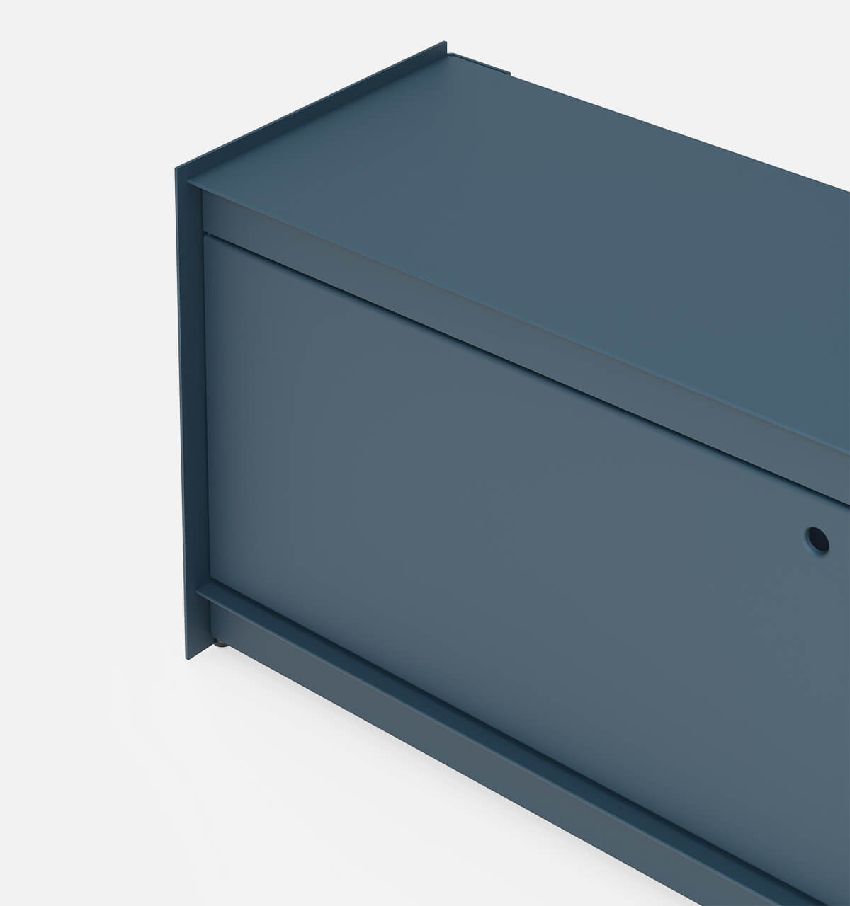 Plié Floor Unit 1 Tall Drawer Midnight Blue / 120 cm / 47 in