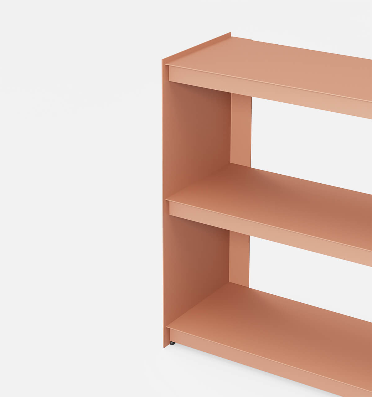 Plié Sideboard Coral / 90 cm / 35 in
