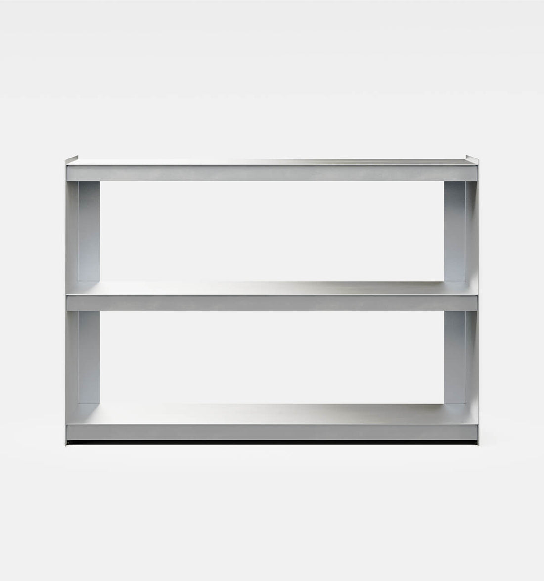 Plié Sideboard Brushed Aluminium / 120 cm / 47 in