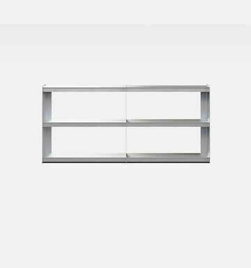 Plié Sideboard Extension Brushed Aluminium / 180 cm / 71 in