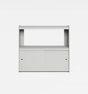Plié Sideboard 2 Doors 90 cm / 35 in / Light Grey